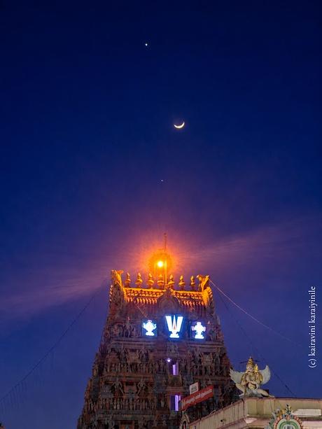Celestial Conjunction  ~  an evocative Temple photo !!