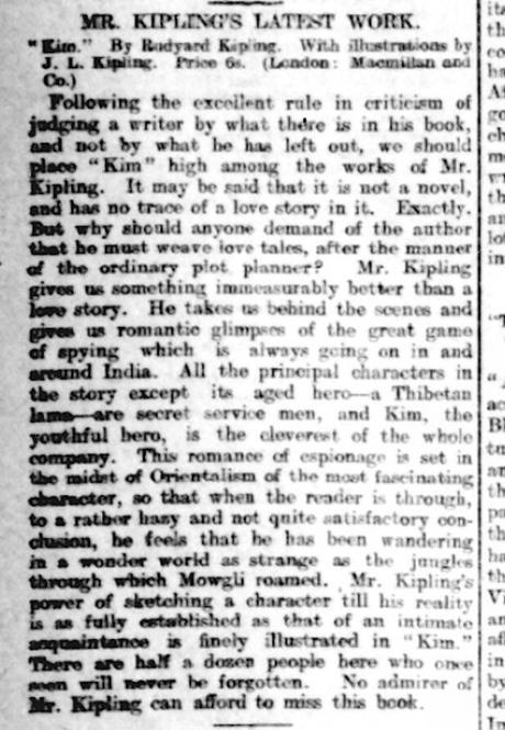 Kim (1901) – by Rudyard Kipling