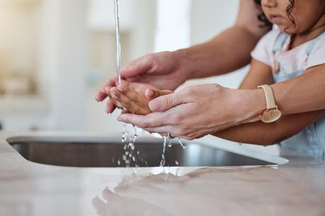 hands cleaning