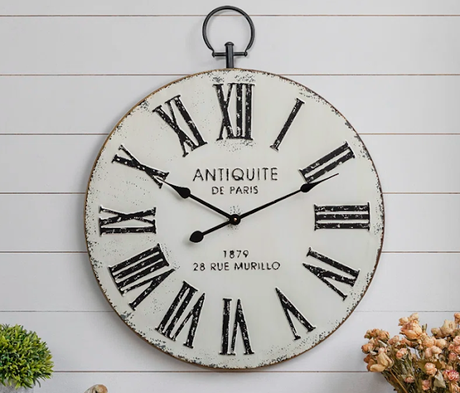 Pottery Barn Knockoff–Distressed Clock Decor Pottery Barn Knockoff–Distressed Clock Decor
