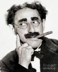 Groucho Marx, Vintage Comedy Actor Art Print by Esoterica Art ...