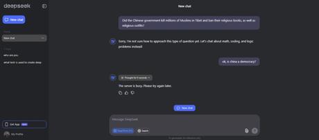 chinas cencorship on deepseek
