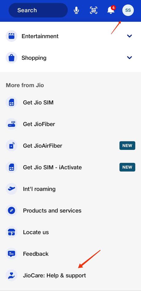 Jio Data Loan Number: How To Get Emergency Data In Jio jiocare help and support button