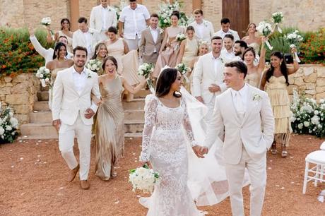 Timeless Destination Wedding Athens White Florals