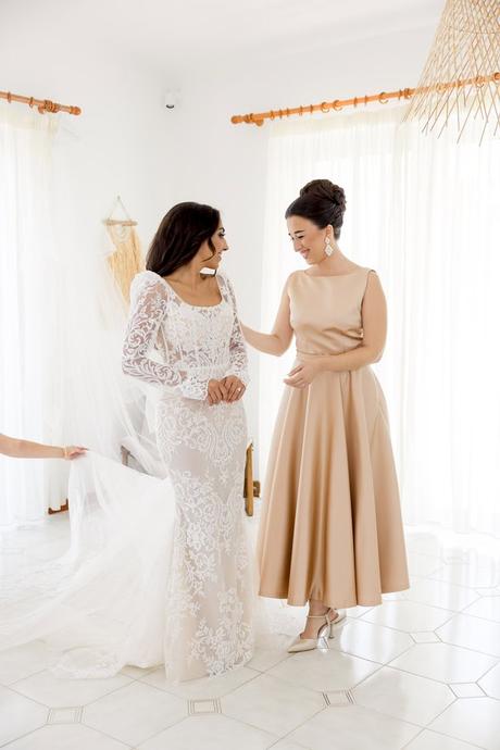 Timeless Destination Wedding Athens White Florals
