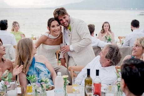 Romantic Summer Wedding Kalamata Orange Details