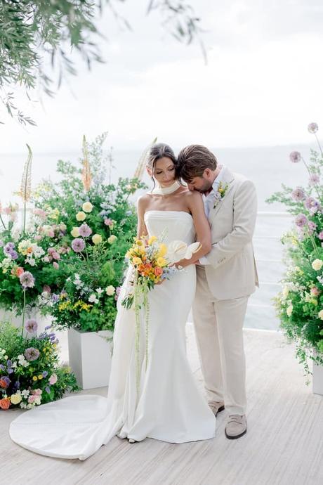 Romantic Summer Wedding Kalamata Orange Details