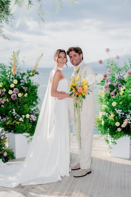 Romantic Summer Wedding Kalamata Orange Details