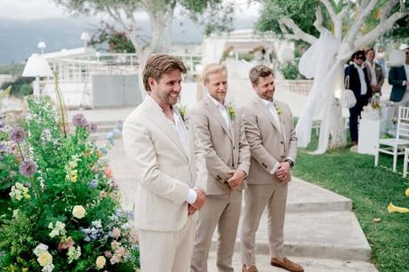 Romantic Summer Wedding Kalamata Orange Details