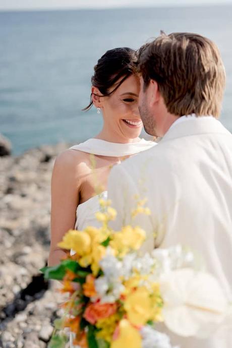 Romantic Summer Wedding Kalamata Orange Details