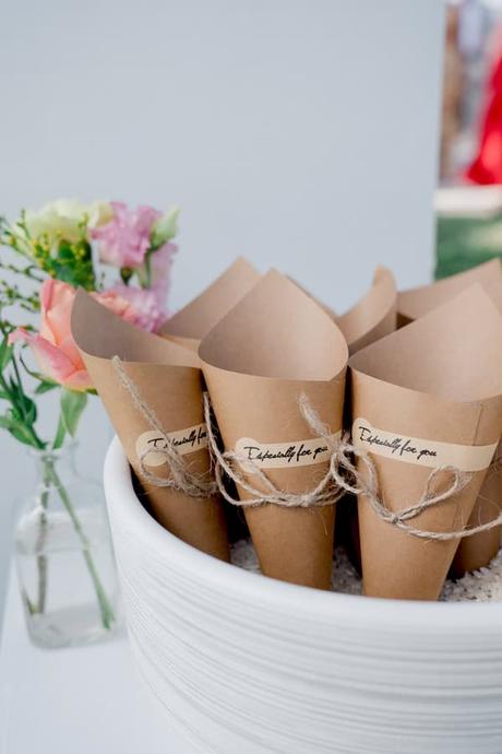 Romantic Summer Wedding Kalamata Orange Details