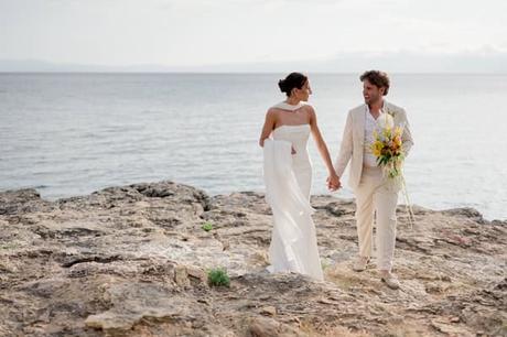 Romantic Summer Wedding Kalamata Orange Details