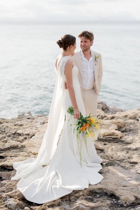 Romantic Summer Wedding Kalamata Orange Details