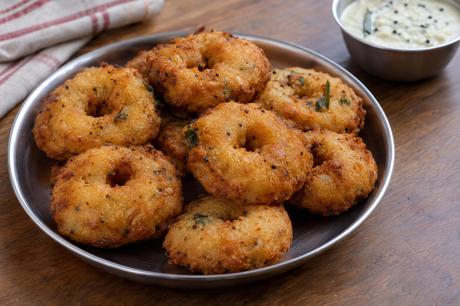 Homemade Semolina (Sooji) Vada, ready to serve