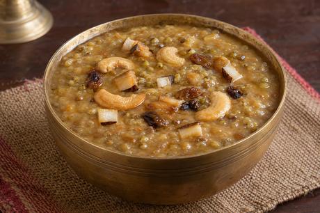 Homemade Mixed Dal Payasam, ready to serve