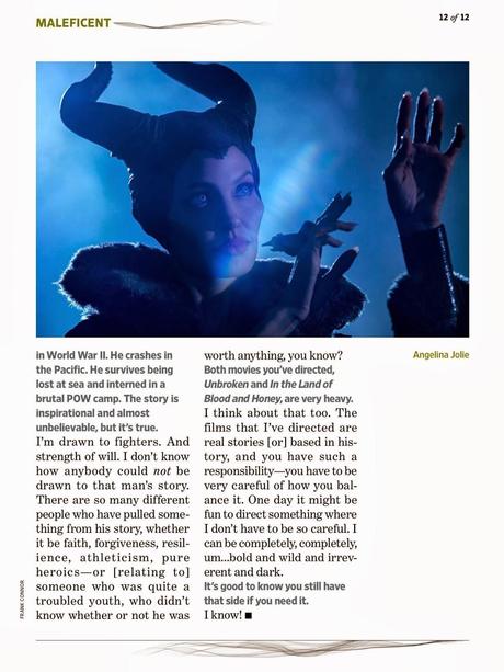 Angelina Jolie - Entertainment Weekly Magazine, March 2014 