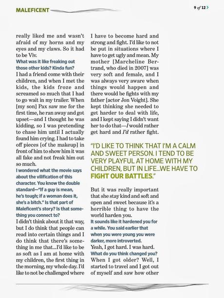 Angelina Jolie - Entertainment Weekly Magazine, March 2014 