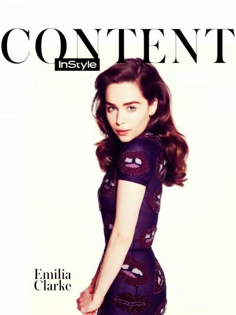 Emilia Clarke - InStyle UK April 2014