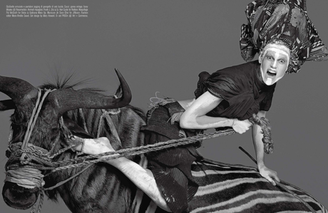 Saskia De Brauw by Steven Meisel for Vogue Italia March 2014