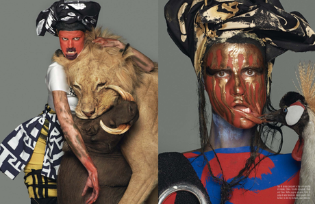 Saskia De Brauw by Steven Meisel for Vogue Italia March 2014