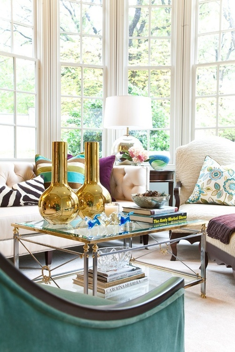 decor inspirations accessorizing with gold @Simone Design Blog