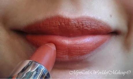Coloressence Llipstick in Ruby Rust Review, Swatches and FOTD