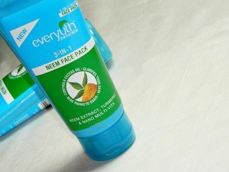 Everyuth Naturals 3-in-1 Neem Face Pack Review