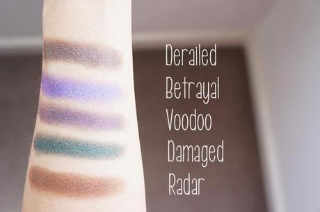 Urban Decay Vice Palette 2 swatches