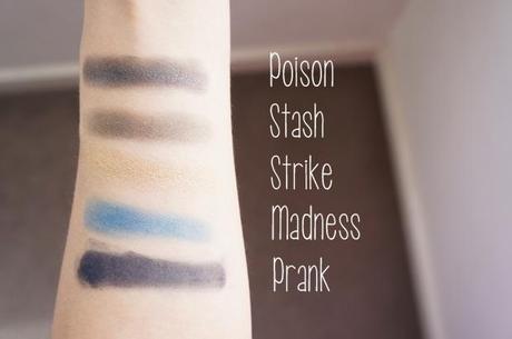 Urban Decay Vice Palette 2 swatches