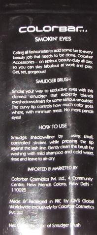 \COLORBAR SMUDGER BRUSH review