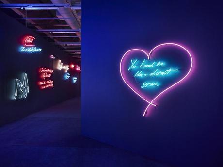 NEON SIGN TYPE & the Queen, Tracey Emin