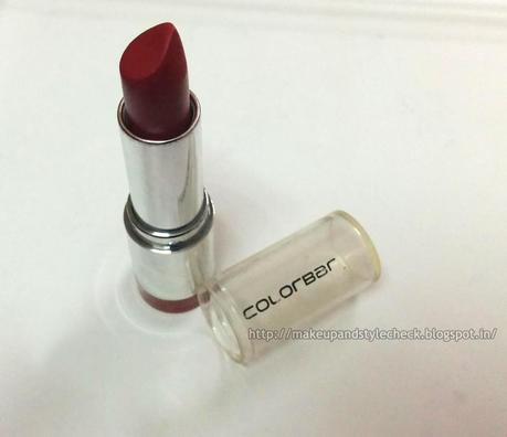 Product Review : Colorbar Velvet Matte Lipstick Over the Top
