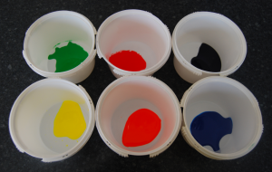 colorants in bowls