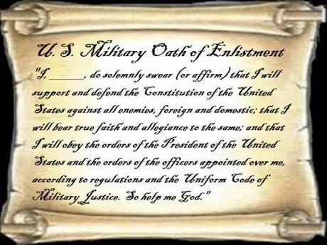 U.S. military oath of enlistment
