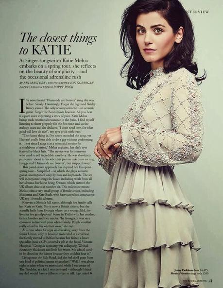 Katie Melua - Harrods Magazine UK March 2014