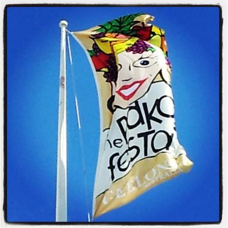 face painting pako festa flag by Simon Brushfield How to inspire thousands of people at a public event 