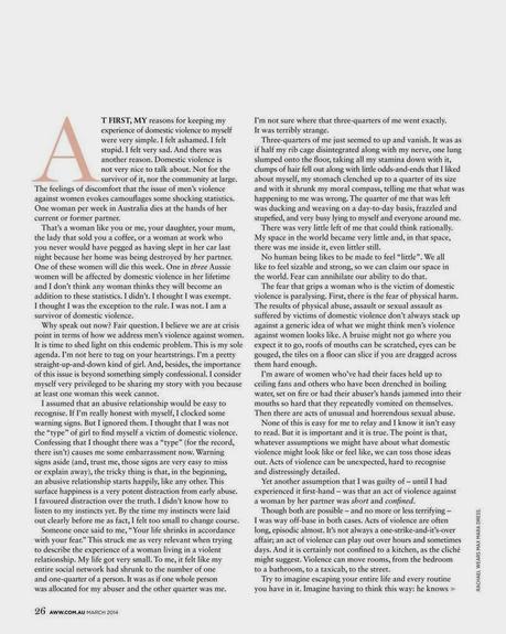 Rachael Taylor - Womens Weekly Magazine Australia March 2014