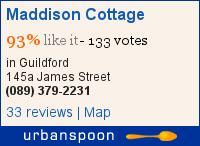 Maddison Cottage on Urbanspoon