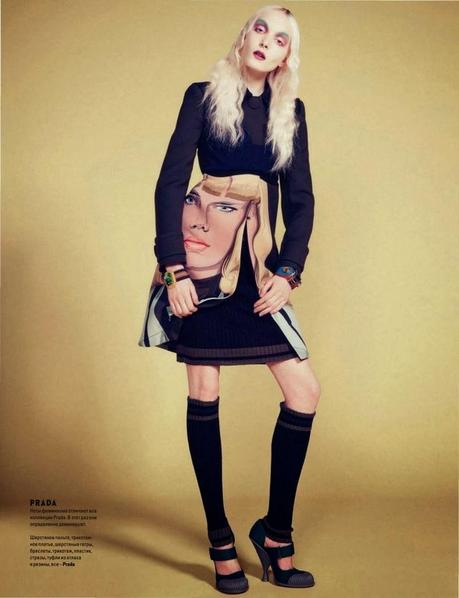 Maja Salamon - Vogue Magazine Ukraine March 2014