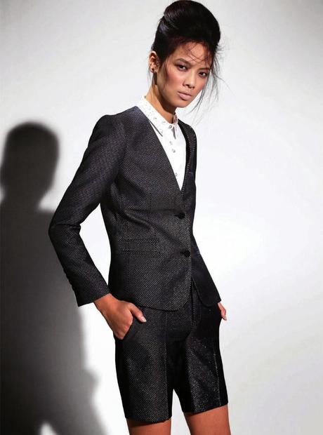 Grace Guozhi - Harpers Bazaar Magazine UK April 2014