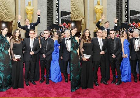 Benedict Cumberbatch Photobombing U2