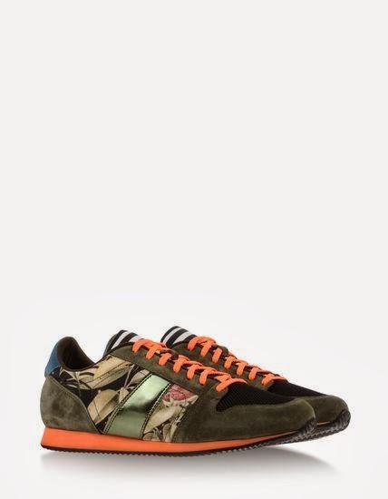 Tropical Trainer: Ami Military Green Trainer