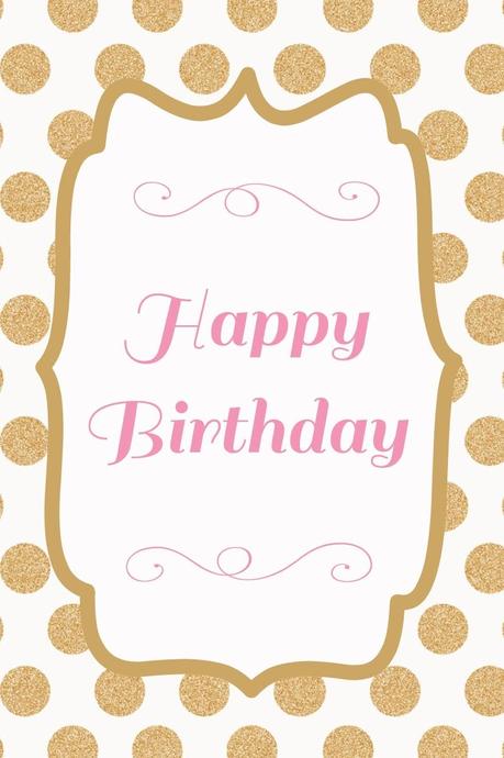 Pink Gold Party Printables Paperblog