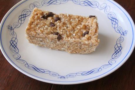 Sesame, Rice Cereal and Nut Butter Bars (Dairy and Gluten Free with Refined Sugar Free Option)
