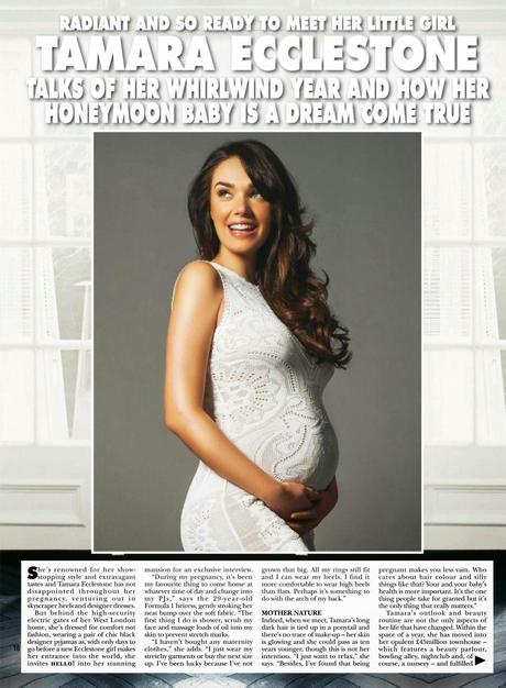 Tamara Ecclestone - Hello Magazine UK March 2014