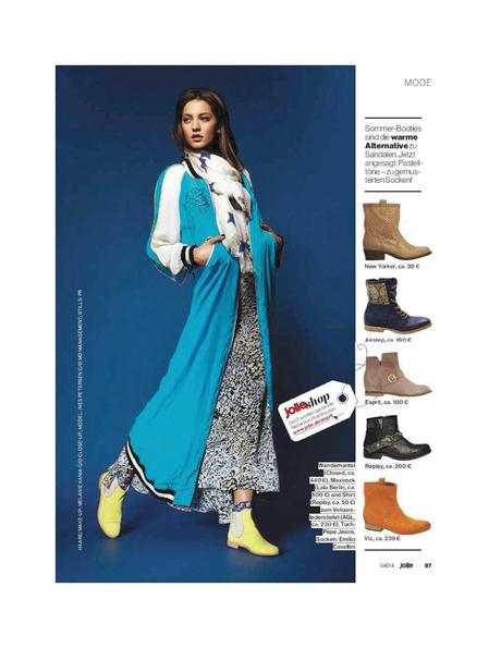 Ines Petersen - Jolie Magazine Germany April 2014