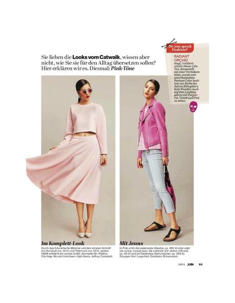 Ines Petersen - Jolie Magazine Germany April 2014