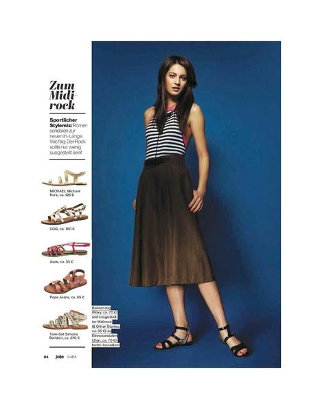 Ines Petersen - Jolie Magazine Germany April 2014