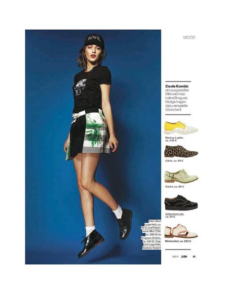 Ines Petersen - Jolie Magazine Germany April 2014