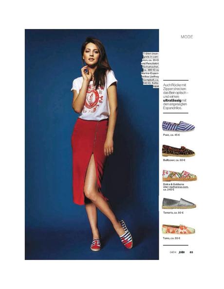 Ines Petersen - Jolie Magazine Germany April 2014